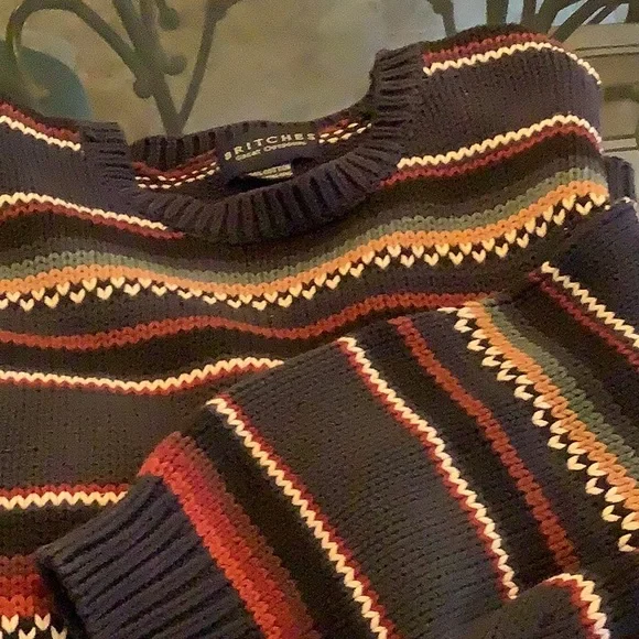 Britches Men’s Striped Knit Sweater - Picture 2 of 4